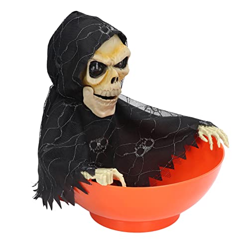 Halloween Candy Bowl with Motion Activated Light Up Eyes J843551