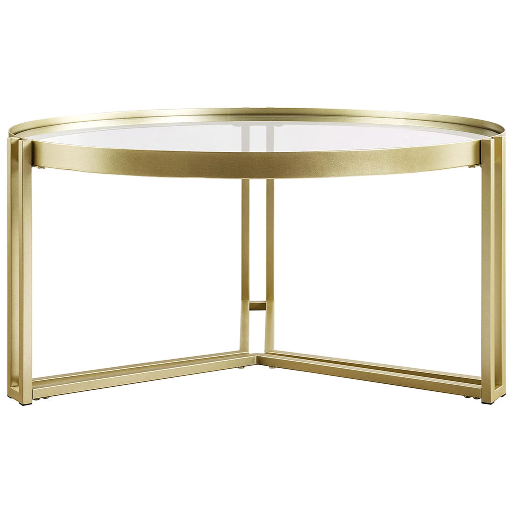 Round Glass Coffee Table Q95162