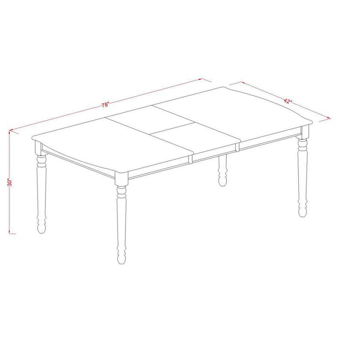 9-piece Wood Dining Table Set Z13895
