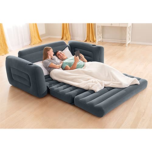 Inflatable Pull-Out Sofa and Queen Size Air Mattress Bed J148