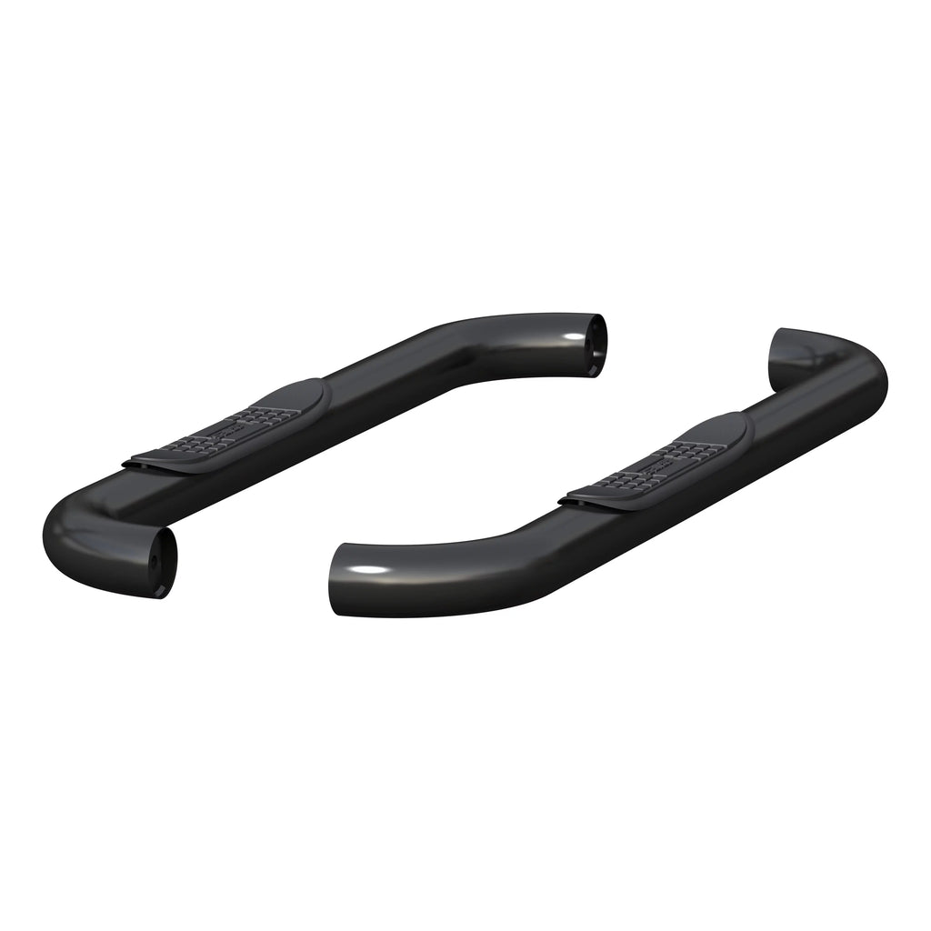 3-Inch Round Black Stainless Steel Nerf Bars F41475