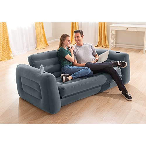 Inflatable Pull-Out Sofa and Queen Size Air Mattress Bed J148