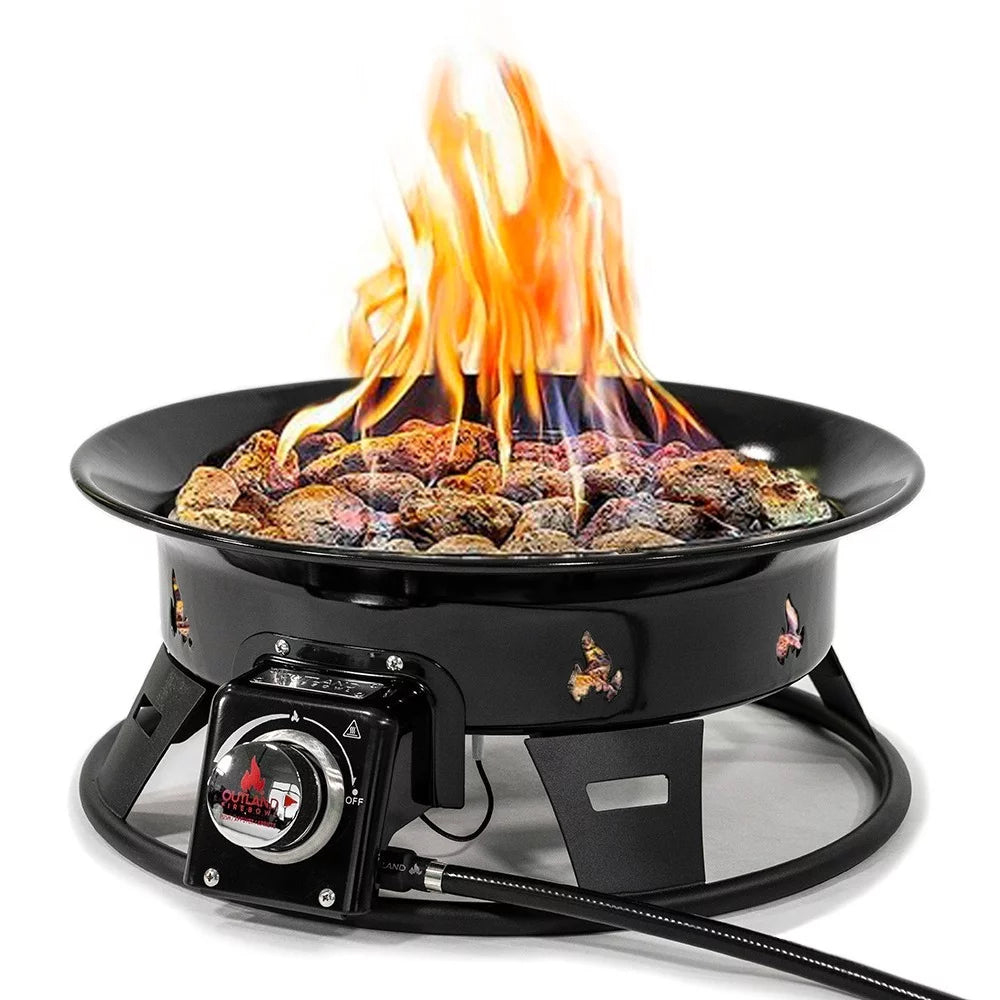 Portable Propane Fire Pit with Cover & Carry Kit Q7896