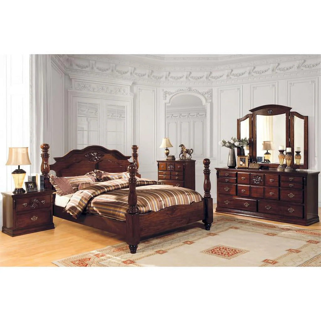 Solid Wood 2-Piece Dresser and Mirror G391543