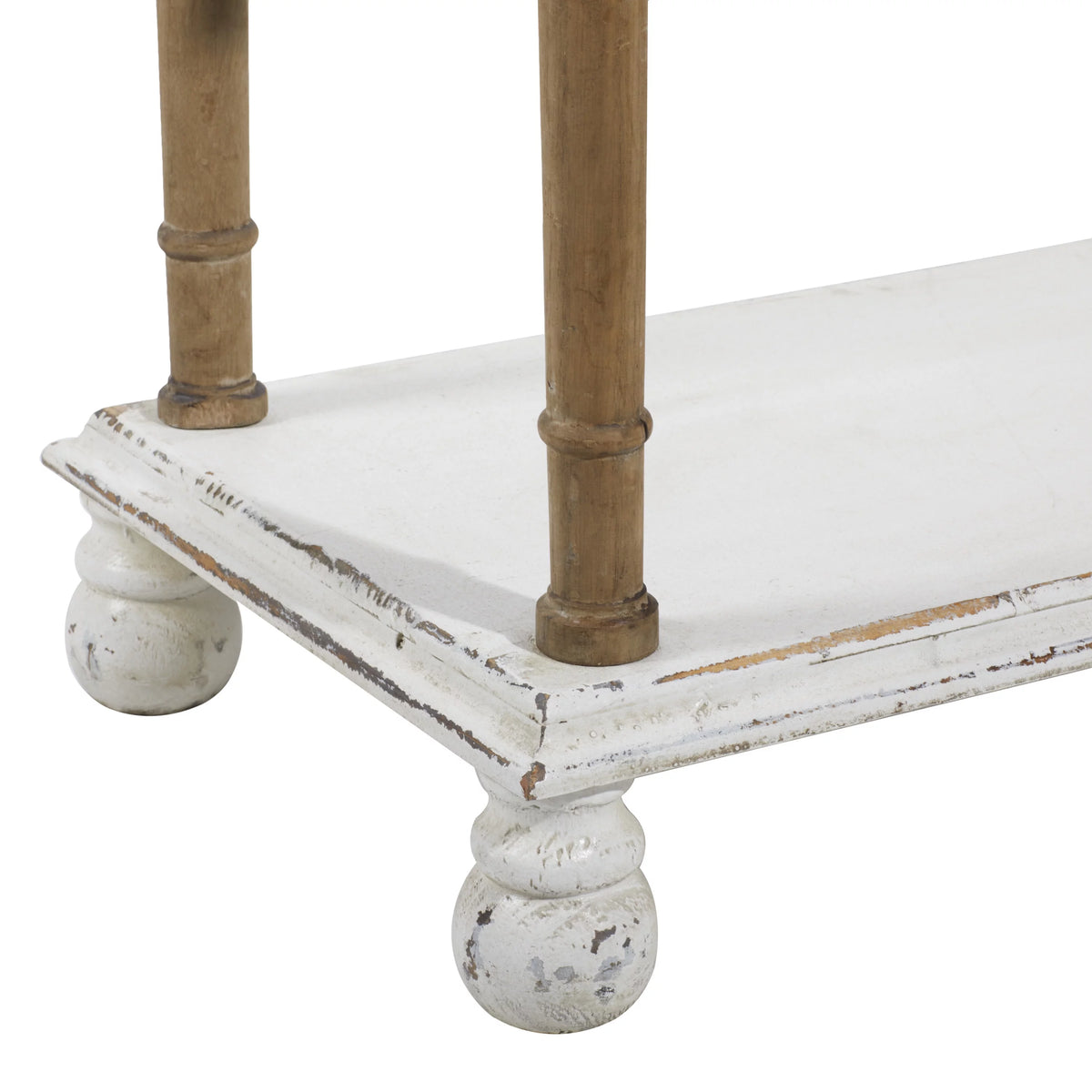 White Wood 5-Tier Shelving Unit R87106