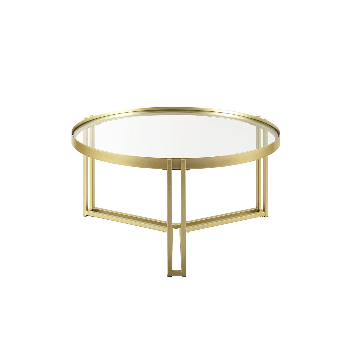 Round Glass Coffee Table Q95162