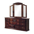 Solid Wood 2-Piece Dresser and Mirror G391543