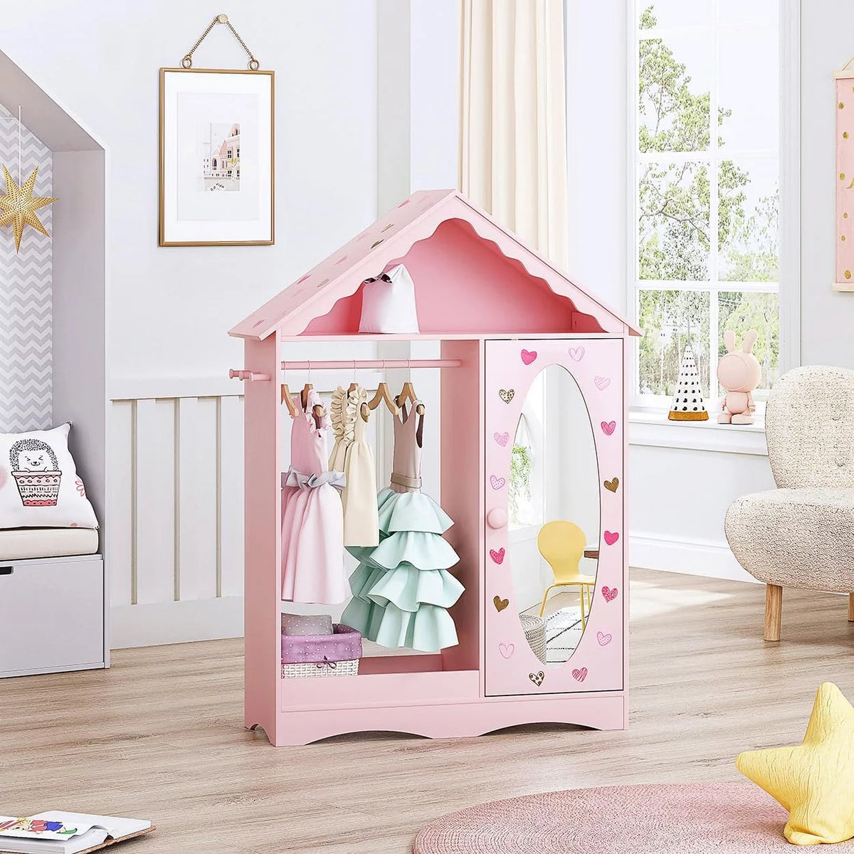 Kids Dress Up Storage with Mirror I966