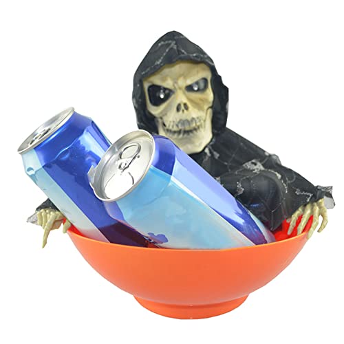 Halloween Candy Bowl with Motion Activated Light Up Eyes J843551