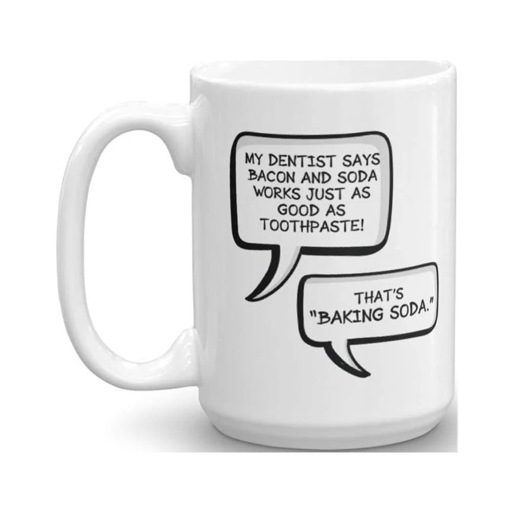 Baking Soda Coffee & Tea Gift Mug 15oz Y4925