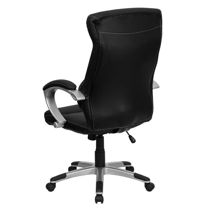 Black LeatherSoft Executive Swivel Office Chair N520