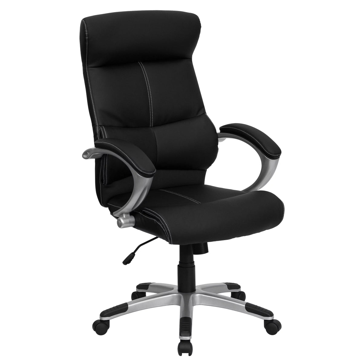 Black LeatherSoft Executive Swivel Office Chair N520
