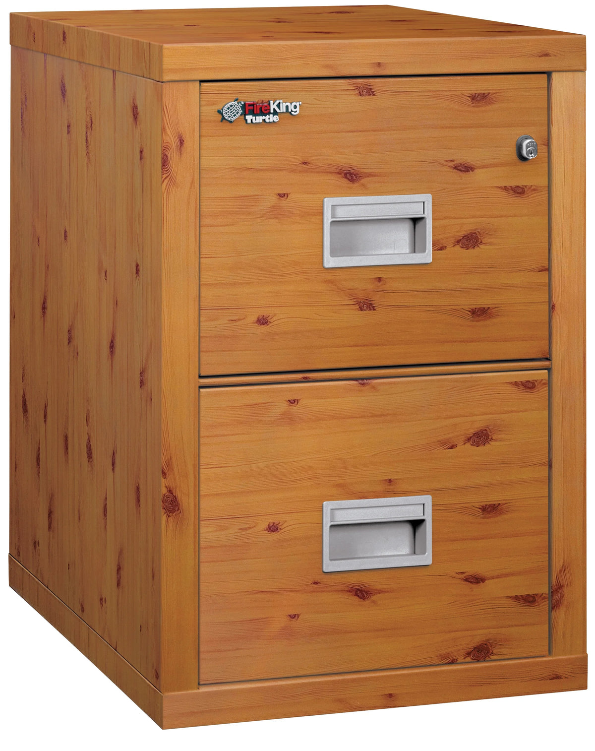 Knotty Pine 2 Drawer Fire Rated File Cabinet G911250