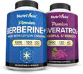 Berberine HCL 1200mg & Resveratrol with Ceylon Cinnamon & Acai Berry 120 Caps G1102